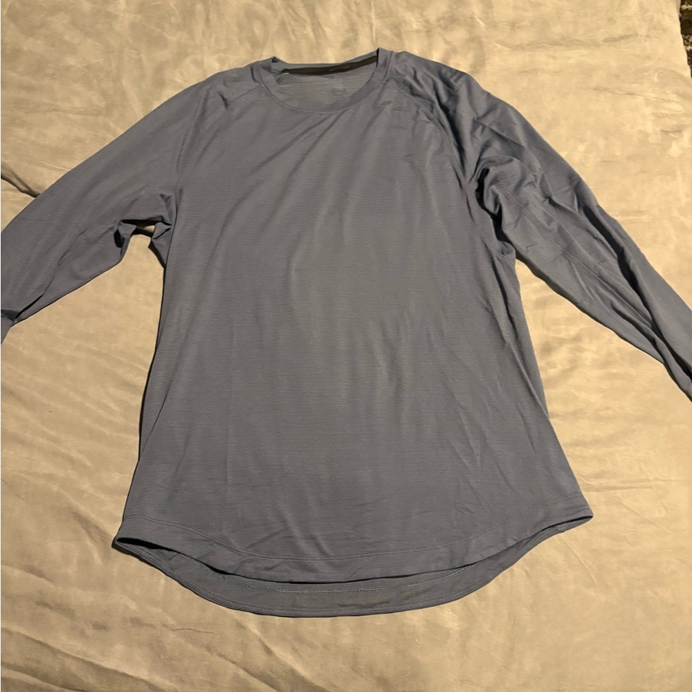 Lululemon Men's Blue Long Sleeve Shirt size S